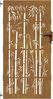 vidaXL Gartentor 85x175 cm Cortenstahl Bambus-Design 153236 Bild 4
