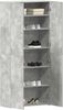 vidaXL Schuhschrank mit Regal Grau 80 x 35,5 x 180 cm Holzwerkstoff 3333839 Bild 3