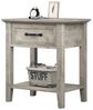 GarveeMore Nachttisch Beistelltisch mit Schublade und Ablage 50x45x60 cm Bild 4