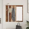 vidaXL Wandmontierter Kleiderständer mit Regal Altholz 84 x 10 x 80 cm 874497 Bild 4
