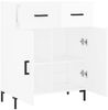 vidaXL Sideboard Hochglanz-Weiß 69,5x34x90 cm Holzwerkstoff 827982 Bild 5