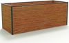 GFP Hochbeet Kräuter-Gemüse-Beet Aluminium CHRISTINA - 195x77x77cm - Holzoptik Bild 2