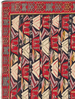 Looma 'Sarina' Kelim Senneh handgewebt, Schurwolle Bunt, 131x180 cm Bild 4
