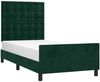 Einzelbettgestell Design für Erwachsene ohne Matratze Dunkelgrün 90x190 cm Samt d4807e Bild 3