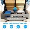 oyajia Stauraumbett LED Hydraulisches Doppelbett 140x200cm mit Ladefunktion (LED, USB- & Typ-C-Ladestation), 90/140/160 x200cm mit Ladefunktion Bild 4