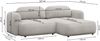 Selsey Tvoya Ecksofa mit Schlaffunktion, Ottomane rechts, Bouclé Hellbeige Bild 5