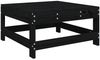 vidaXL Gartenhocker mit Kissen Schwarz Massivholz Kiefer 825559 Bild 5