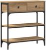 vidaXL Konsolentisch Artisan-Eiche 72,5 x 25 x 75 cm Holzwerkstoff 863520 Bild 2
