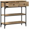 vidaXL Konsolentisch Artisan-Eiche 72,5 x 25 x 75 cm Holzwerkstoff 863520 Bild 5