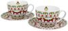 DUO ETNO 2er-Set Tassen 280 ml SCANDINAVIAN mit Untertassen, New Bone China Porzellan Bild 2