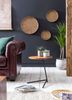 Beistelltisch 40 x 46 x 40 cm Sheesham Holz Metall Couchtisch, Industrial Style Echtholz Tischchen Wohnzimmer, Holztisch Sofatisch Metallbeine, Anstelltisch Dekotisch Rosenholz Bild 5