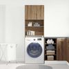 vidaXL Waschmaschinenschrank Artisan-Eiche 64x24x190 cm Holzwerkstoff 859135 Bild 4