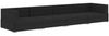 vidaXL 4-tlg. Garten-Sofagarnitur mit Auflagen Poly Rattan Schwarz 47268 Bild 3