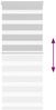 vidaXL Doppelrollo Hellgrau 65x100 cm Stoffbreite 60,9 cm Polyester 4014410 Bild 5