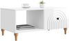 vidaXL Couchtisch Hochglanz Weiß 90 x 50 x 40 cm Holzwerkstoff 894269 Bild 3