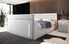 Boxspringbett Divalo mit TV Lift und Stauraum 200x200 Weiß H3 (70-100kg) Bild 3