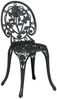 vidaXL Garten Bistro Set 3 pcs Schwarz Aluminium 42002387 Bild 4