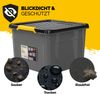 MONZANA® 2x Aufbewahrungsbox mit Deckel 32L Kunststoff Bild 5