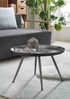 Couchtisch >Padraig< in Anthrazit aus Stahl verzinkt - 61x38x61cm (BxHxT) Bild 2
