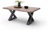 Couchtisch >CARTAGENA< in Akazie massiv walnussfarben - 110x45x70 (BxHxT) Bild 3