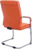 XL Besucherstuhl MIAMI - Kunstleder Orange 58x65x102 cm | Besucherstühle Konferenzstuhl Wartezimmerstuhl Bürostühle Bürostuhl Konferenzraum Bild 4