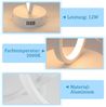 ZMH LED Deckenleuchte Wohnzimmer 3 Blatten verflochten 25/34/40CM Modern für Schlafzimmer, Augenschutz, Einfache Installtion, LED fest integriert, LED fest integriert Bild 4