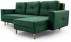 MOEBLO Ecksofa CARL, Ottomane Links als auch rechts montierbar Couch für Wohnzimmer, Schlafsofa Sofagarnitur Sofa Eckcouch L-Form Wohnlandschaft, mit Bettkasten und Schlaffunktion Bild 3