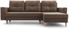 MOEBLO Ecksofa CARL, Ottomane Links als auch rechts montierbar Couch für Wohnzimmer, Schlafsofa Sofagarnitur Sofa Eckcouch L-Form Wohnlandschaft, mit Bettkasten und Schlaffunktion Bild 5