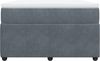 vidaXL Boxspringbett mit Matratze Dunkelgrau 120x200 cm Samt 3285633 Bild 4