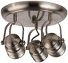 Deckenleuchte, 3 Flammig, nickel-matt, beweglich, D 25 cm Bild 5
