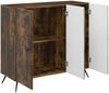 vidaXL Sideboard Geräucherte Eiche 89 x 34,5 x 80 cm Holzwerkstoff 895570 Bild 3