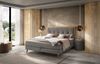 Marisol Boxspringbett grau Eiche MassivholzPolyester 206cm x 188cm x 125cm Bild 2