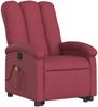 vidaXL Massagesessel mit Aufstehhilfe Weinrot Stoff 3204107 Bild 3