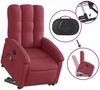 vidaXL Massagesessel mit Aufstehhilfe Weinrot Stoff 3204107 Bild 5