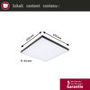 Paulmann 79908 LED Panel Velora Rainbow dynamicRGBW 450x450 mm schwarz Bild 2