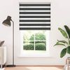 vidaXL Doppelrollo Schwarz 130x200 cm Stoffbreite 125,9 cm Polyester 4014267 Bild 2
