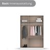 Rauch Möbel Costa, Kleiderschrank für Schlafzimmer, Kinderzimmer, Babyzimmer, Garderobe, Flur, 3-türig, 2 Schubladen, Push-to-Open, Zubehör Basic, Farbe Beige, Breite 136 cm Bild 3