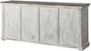 Sideboard Mango / Akazie 200x45x90 weiß gewachst CASTLE-ANTIK #108 Bild 4