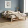 Palettenbett, Massivholz Kiefer natur, 140x200 cm Bild 2