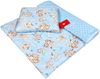 Kinderdecke BABYLUX Babydecke MINKY 2Set Kuscheldecke Decke 75 x 60cm Kinderwagen, BabyLux, MP163 Blau + Schnuckis Bild 3