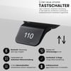 bümö elektrisch höhenverstellbarer Schreibtisch 180x80 cm mit Memory, Bluetooth & App-Steuerung - Schreibtisch höhenverstellbar elektrisch , elektrischer Schreibtisch Asteiche, Gestell graphit, XDLR-19-R-G Bild 2