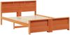 vidaXL Bettrahmen mit Kopfteil Wachsbraun 140 x 200 cm Holzwerkstoff 3394227 Bild 4