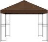 vidaXL Pavillon 3 x 3 m Braun Polyester und Stahl 190 gsm 900336 Bild 4