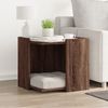 vidaXL Katzenklo Eichen-Optik 53x53x51 cm Holzwerkstoff 857757 Bild 3