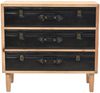 vidaXL Sideboard Tannenholz Massiv 80 × 36 × 75 cm Bild 2