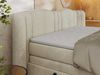 Elektrisch Boxspringbett Multipocket-Matratzen, elektrisch verstellbar, Polsterbett mit Bettkästen - FORTINA - 180 x 200 cm - Beige Velvet - H4 Bild 5
