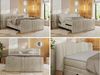 Elektrisch Boxspringbett Multipocket-Matratzen, elektrisch verstellbar, Polsterbett mit Bettkästen - FORTINA - 180 x 200 cm - Beige Velvet - H4 Bild 2