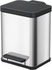 Hailo 'Öko Plus M' Treteimer, Stahlblech, Edelstahl, 18 (2x9) Liter Bild 4
