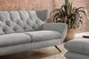 KAWOLA Sofa CHARME 2-Sitzer Cord hellgrau 94 x 95 x 175 cm Bild 4