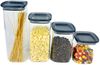 4-teiliges Glas Vorratsdosen-Set mit luftdichten Deckeln 900ml - 2100ml Bild 2